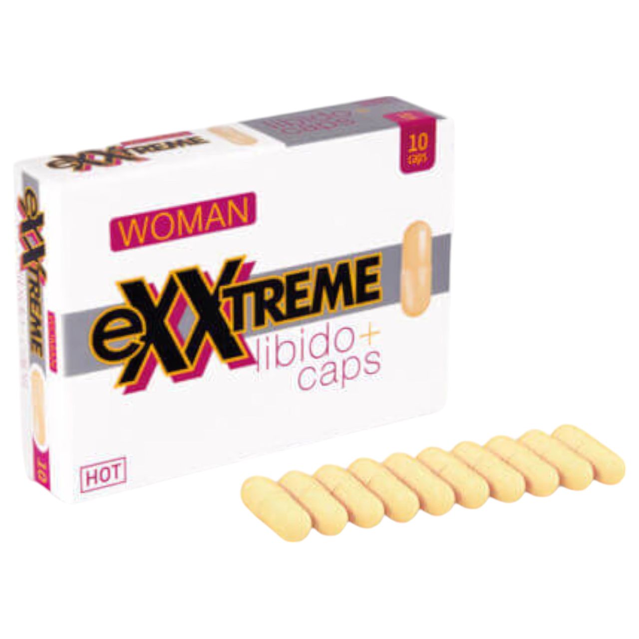 Hot exxtreme Libido étrend kiegészítő kapszula nőknek (10db) Hot exxtreme Libido étrend kiegészítő kapszula nőknek (10db)
