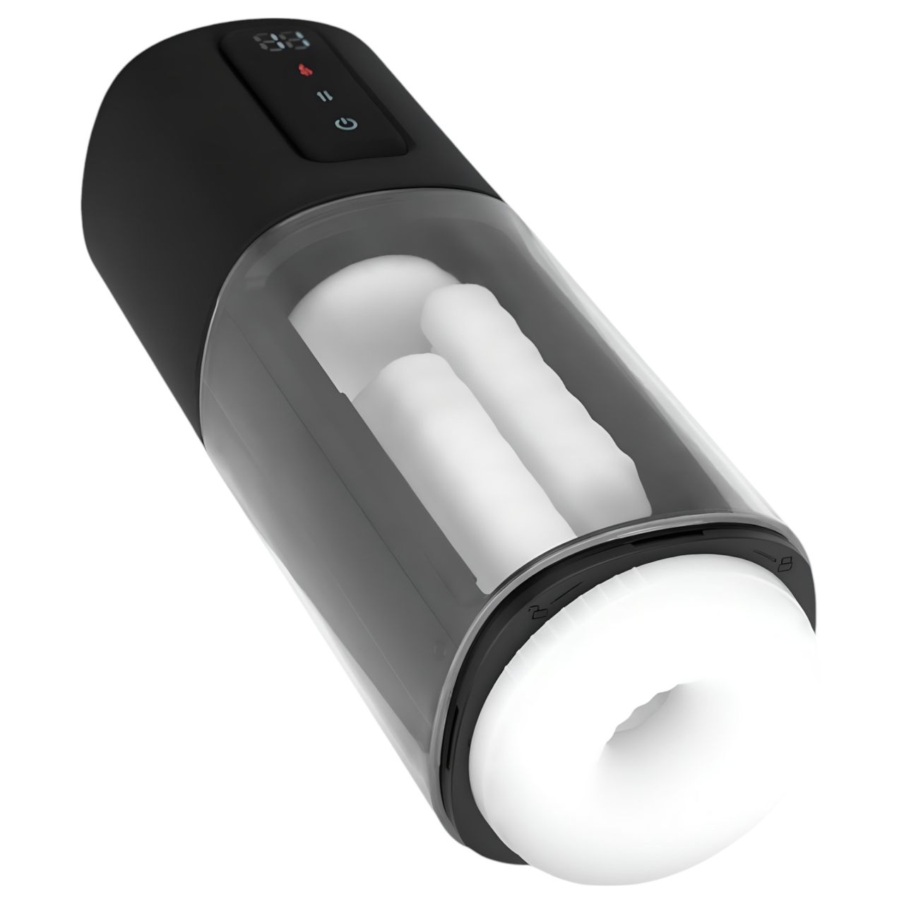 CRUIZR CX11 - melegítő, szorító maszturbátor (fekete) CRUIZR CX11 - melegítő, szorító maszturbátor (fekete)