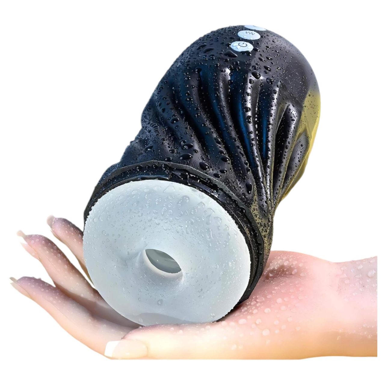 Playboy Solo Stroker - akkus szívó maszturbátor (fekete) Playboy Solo Stroker - akkus szívó maszturbátor (fekete)