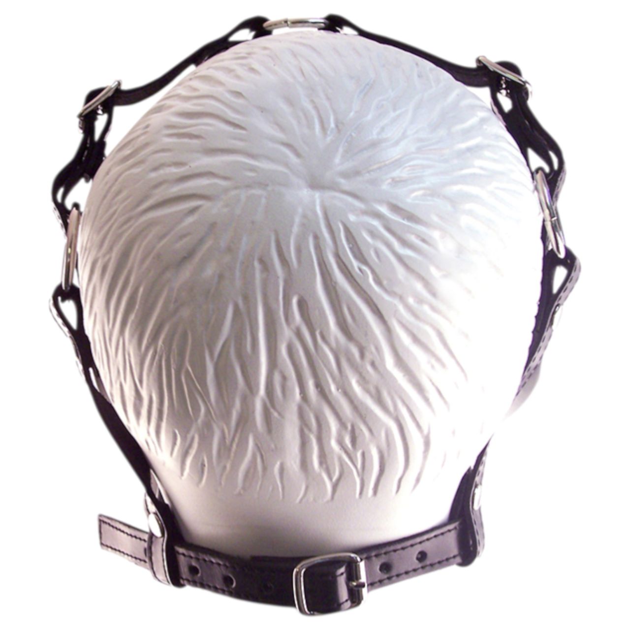 Rouge - valódi bőr maszk és szájpecek (fekete) Rouge - valódi bőr maszk és szájpecek (fekete)