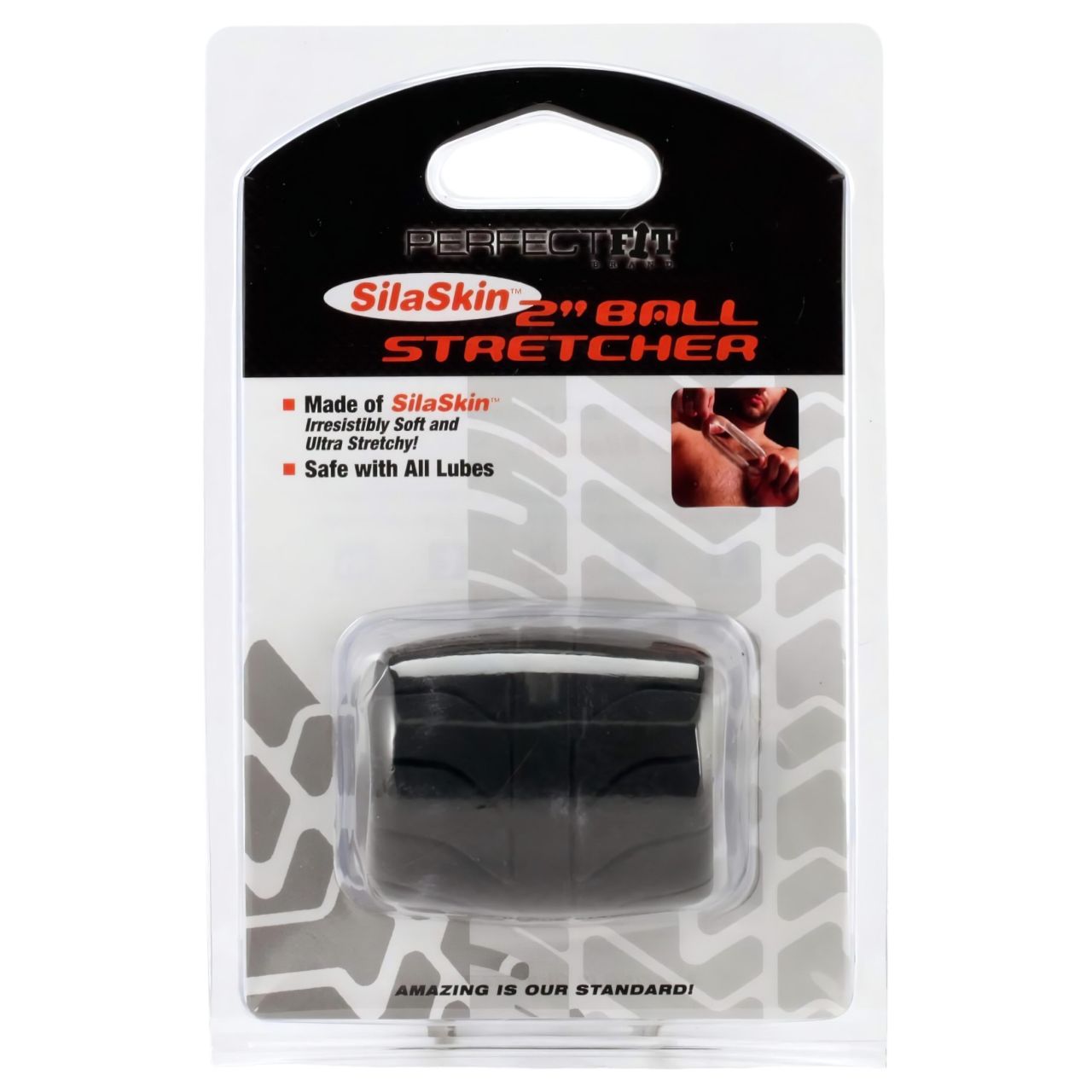 SilaSkin Ball Heregyűrű és nyújtó (fekete) SilaSkin Ball Heregyűrű és nyújtó (fekete)