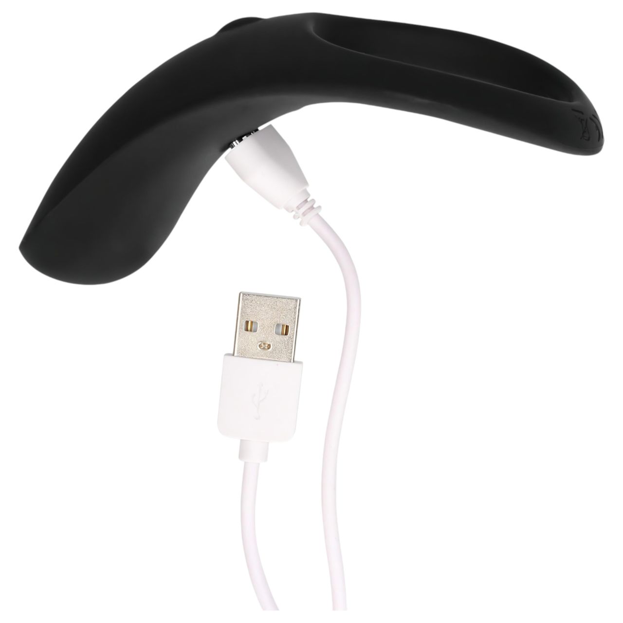 Loveline - akkus, vibrációs hosszú pénisz- és heregyűrű (fekete) Loveline - akkus, vibrációs hosszú pénisz- és heregyűrű (fekete)