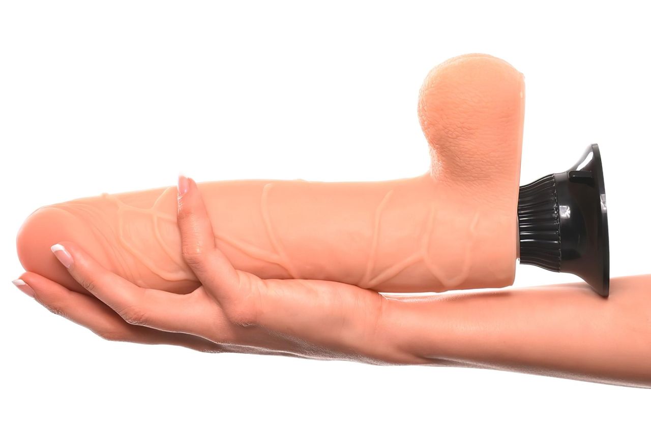 Real Feel Deluxe No.9 - herés, élethű vibrátor (natúr) Real Feel Deluxe No.9 - herés, élethű vibrátor (natúr)