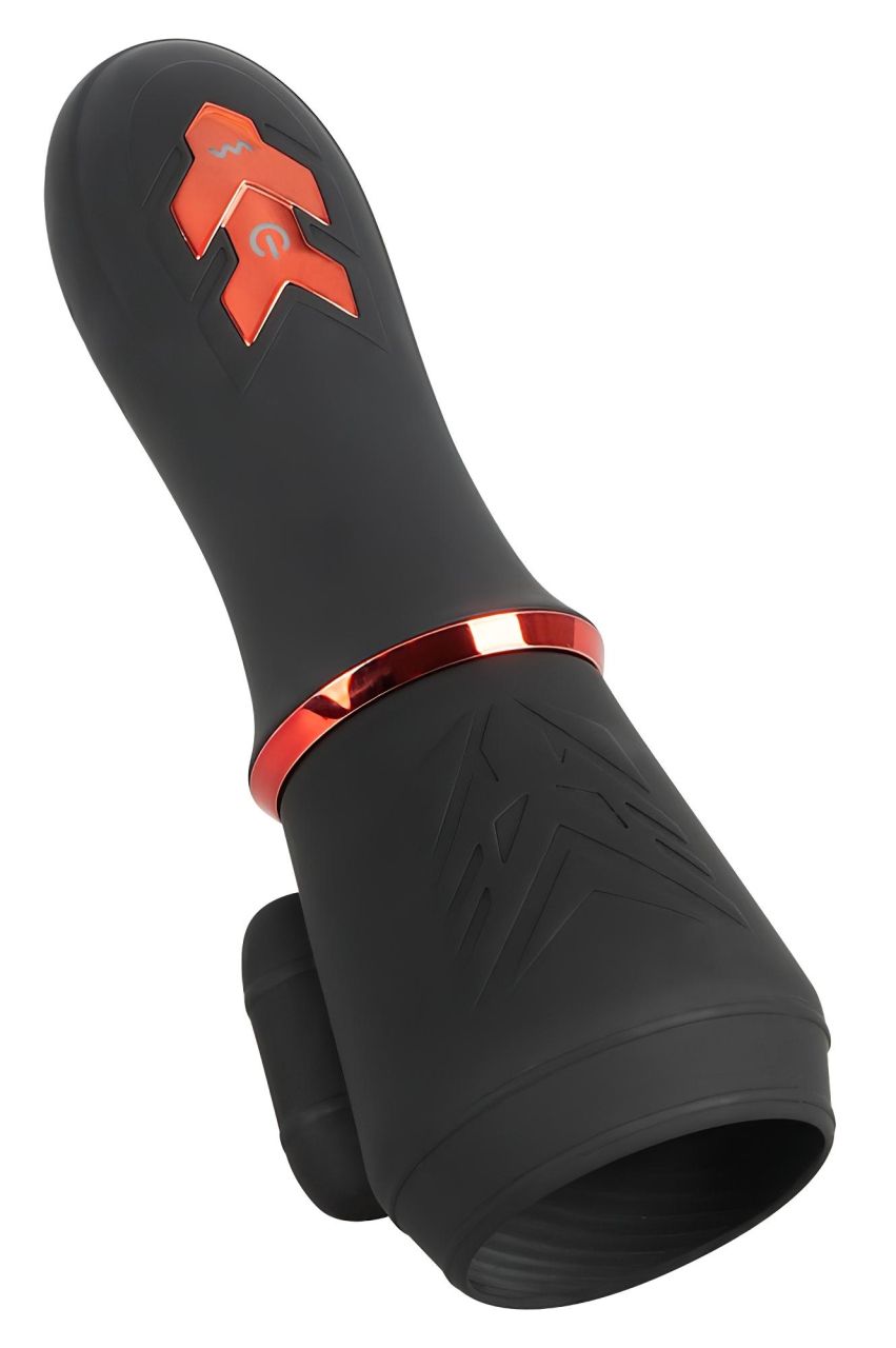 Rebel - akkus, 2 motoros makkvibrátor (fekete) Rebel - akkus, 2 motoros makkvibrátor (fekete)