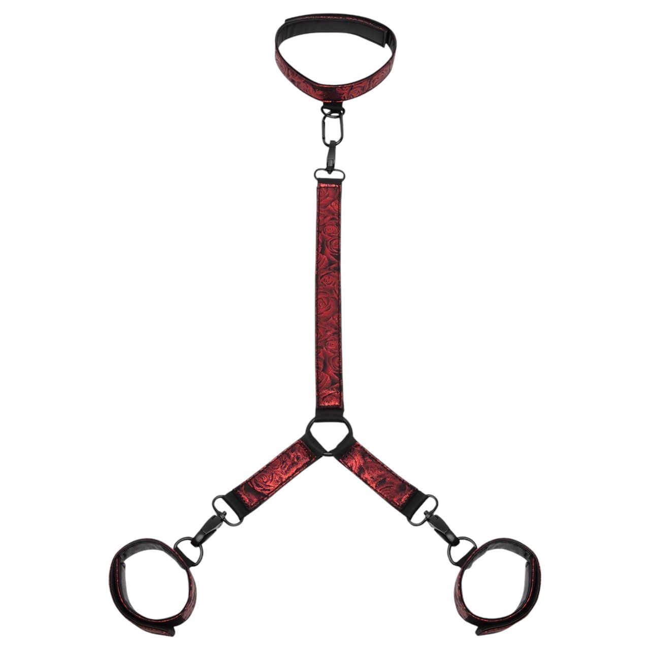 A szürke ötven árnyalata - nyakhoz kötöző szett (fekete-vörös) A szürke ötven árnyalata - nyakhoz kötöző szett (fekete-vörös)