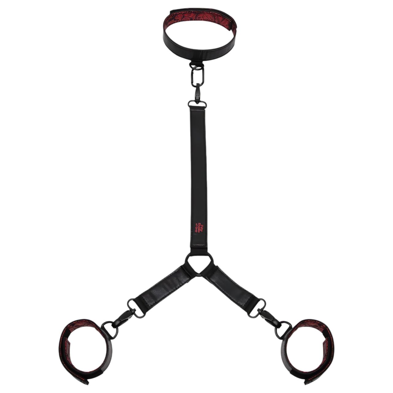 A szürke ötven árnyalata - nyakhoz kötöző szett (fekete-vörös) A szürke ötven árnyalata - nyakhoz kötöző szett (fekete-vörös)