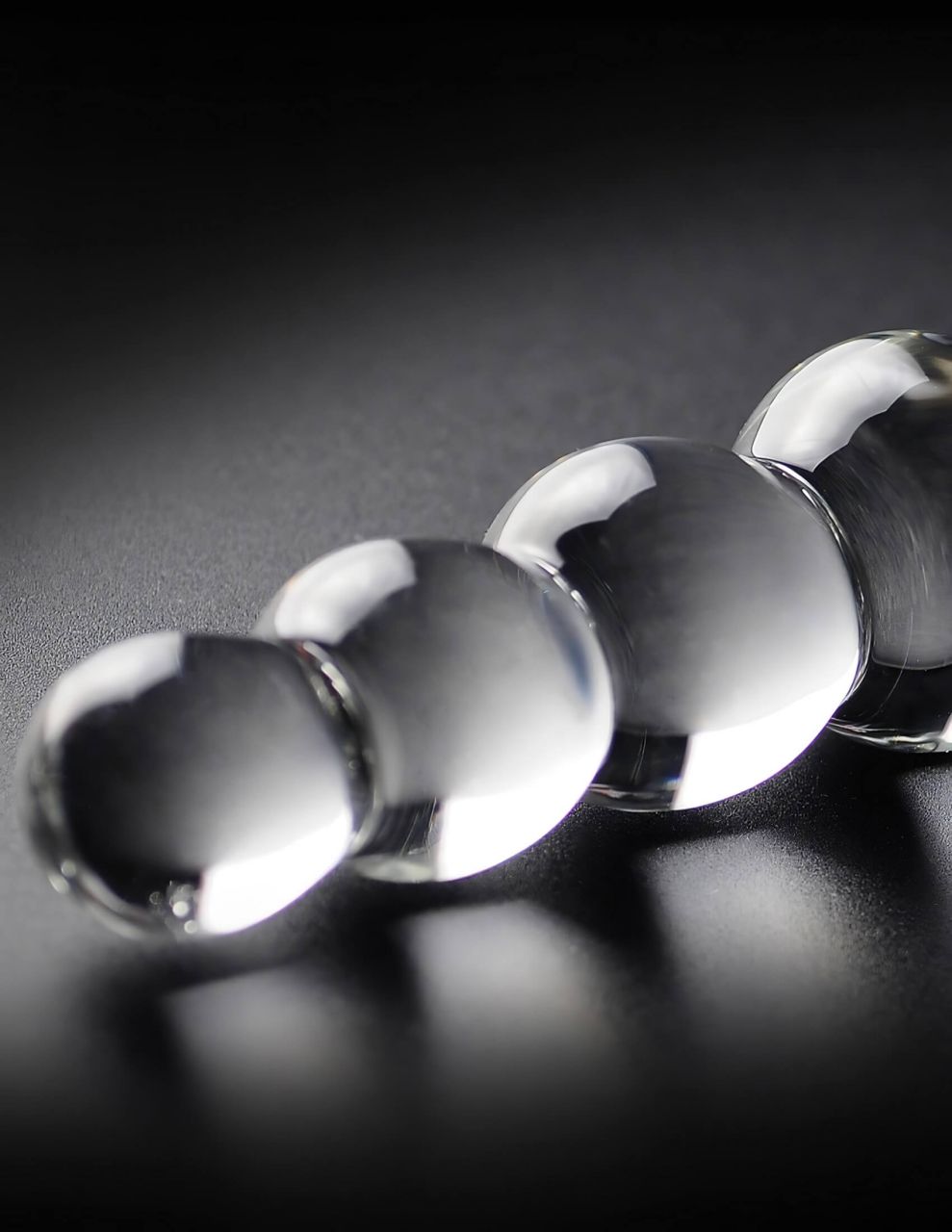 Icicles No. 2 - gömbös üveg dildó (átlátszó) Icicles No. 2 - gömbös üveg dildó (átlátszó)