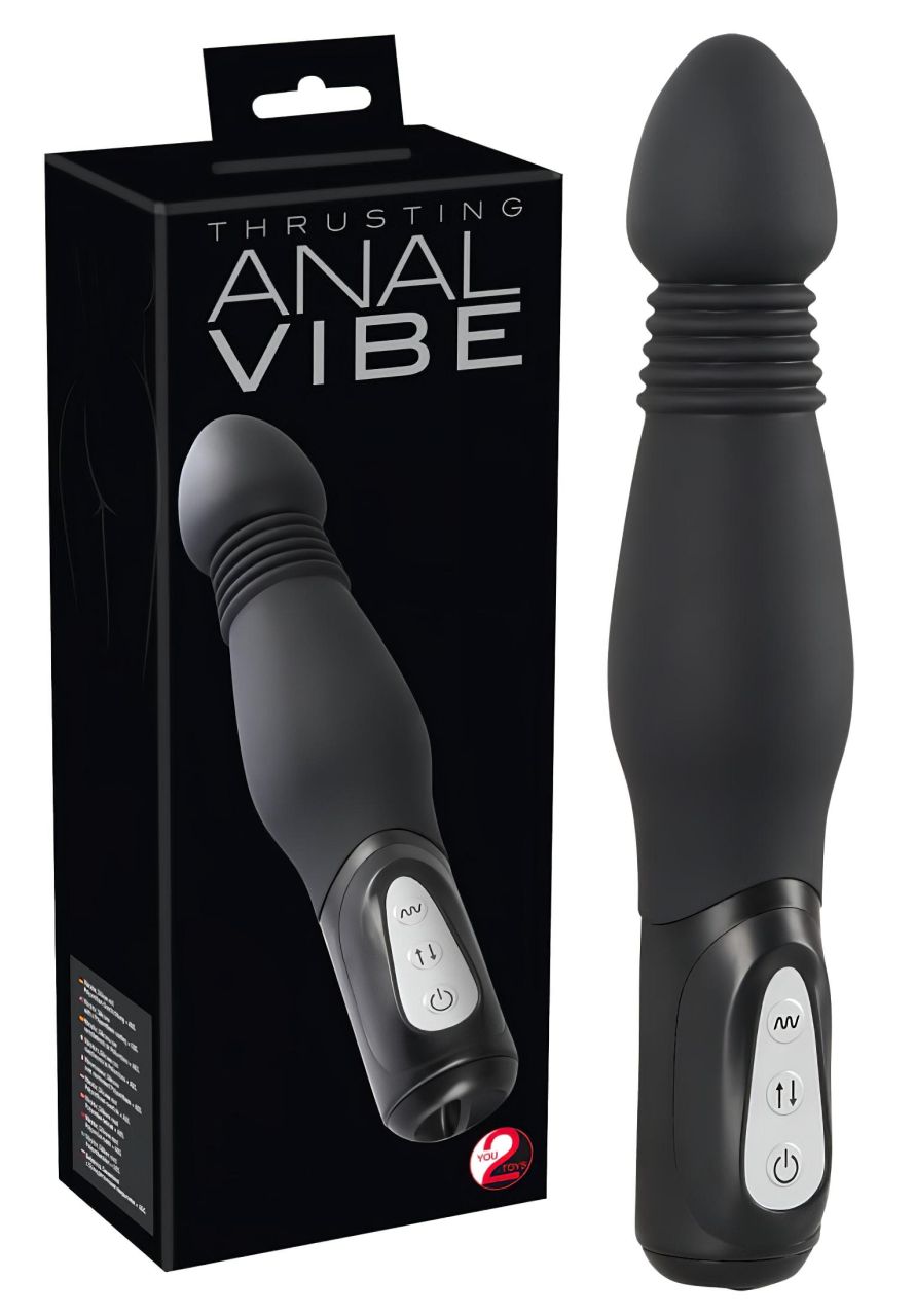 You2Toys - Anal Vibe - lökő, anál vibrátor (fekete) You2Toys - Anal Vibe - lökő, anál vibrátor (fekete)