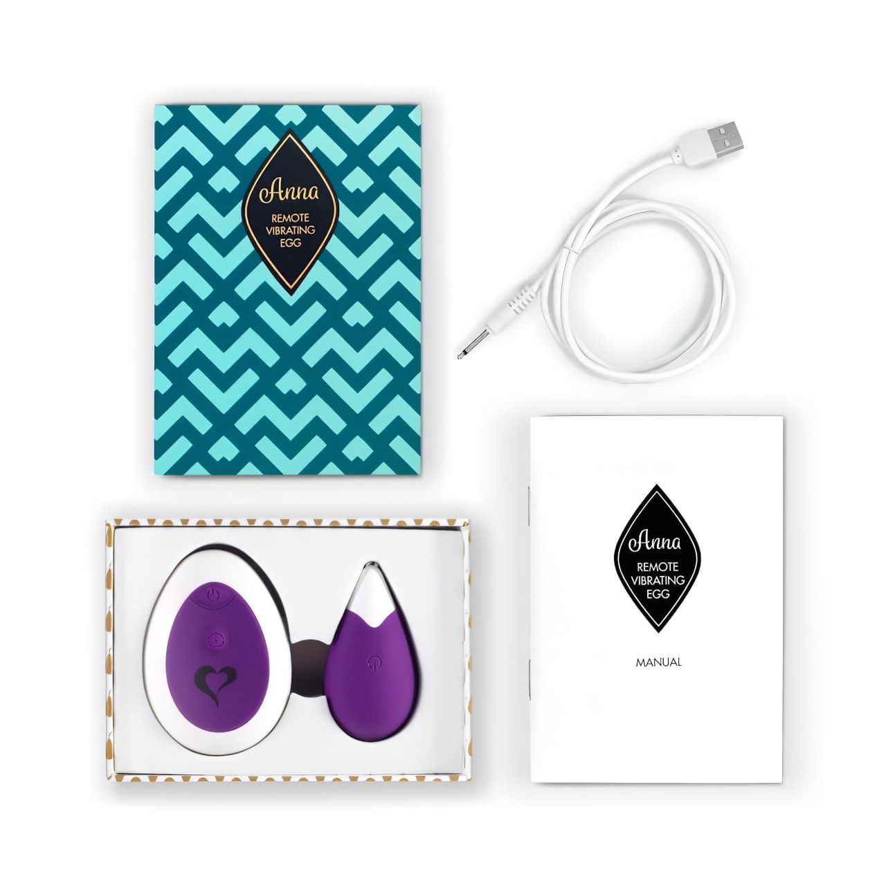 FEELZTOYS Anna - akkus, rádiós vibrációs tojás (lila) FEELZTOYS Anna - akkus, rádiós vibrációs tojás (lila)