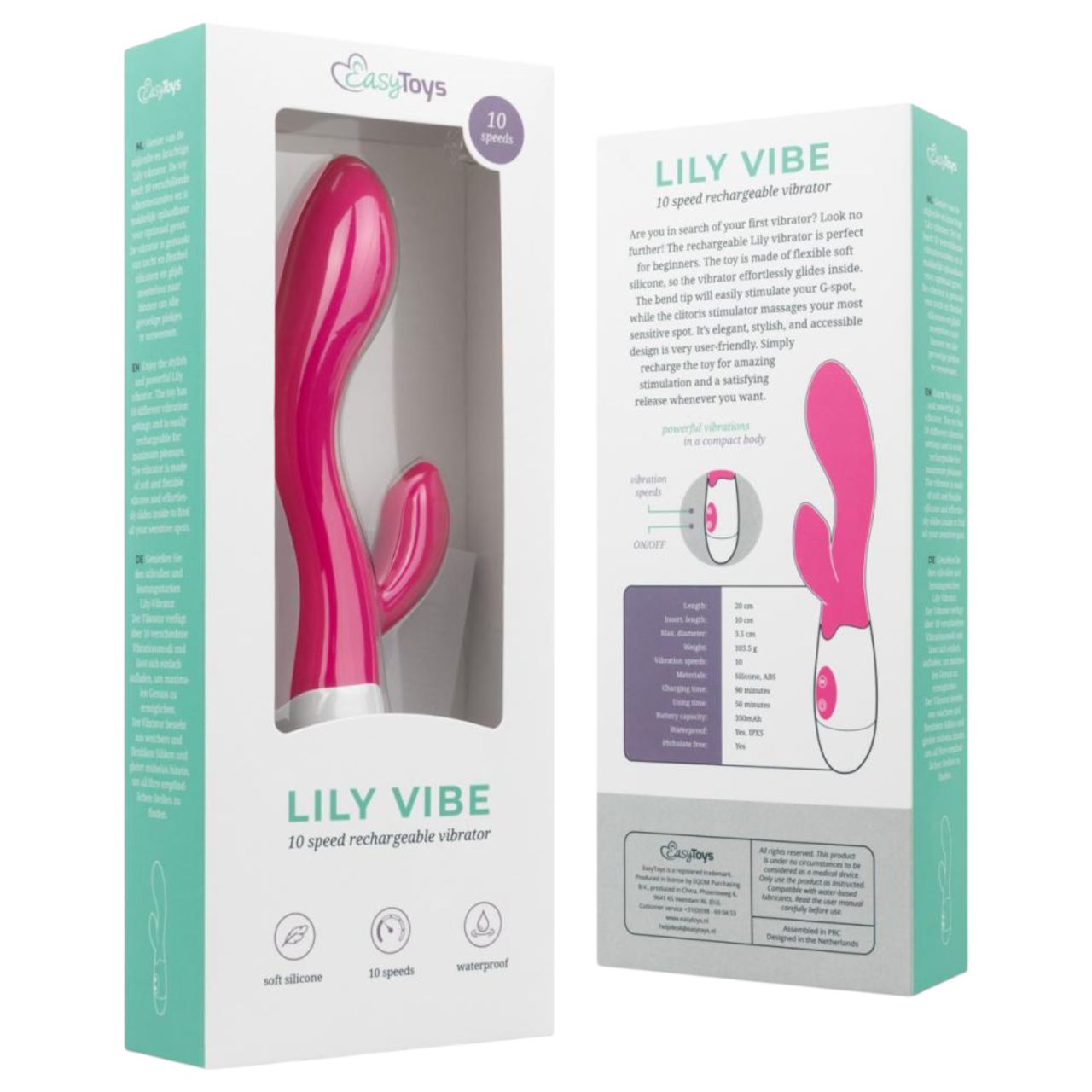 Easytoys Lily 2.0 - akkus, csiklókaros vibrátor (pink) Easytoys Lily 2.0 - akkus, csiklókaros vibrátor (pink)