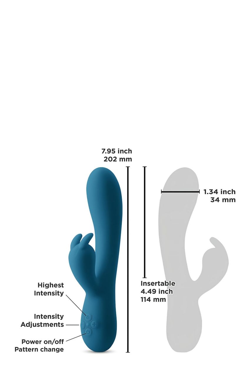 Inya Luv Bunny - akkus, csiklókaros vibrátor (türkiz) Inya Luv Bunny - akkus, csiklókaros vibrátor (türkiz)