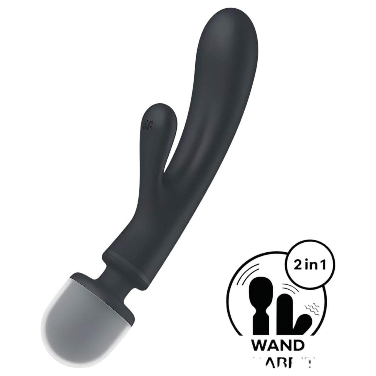 Satisfyer Triple Lover - G-pont és masszírozó vibrátor (ezüst) Satisfyer Triple Lover - G-pont és masszírozó vibrátor (ezüst)