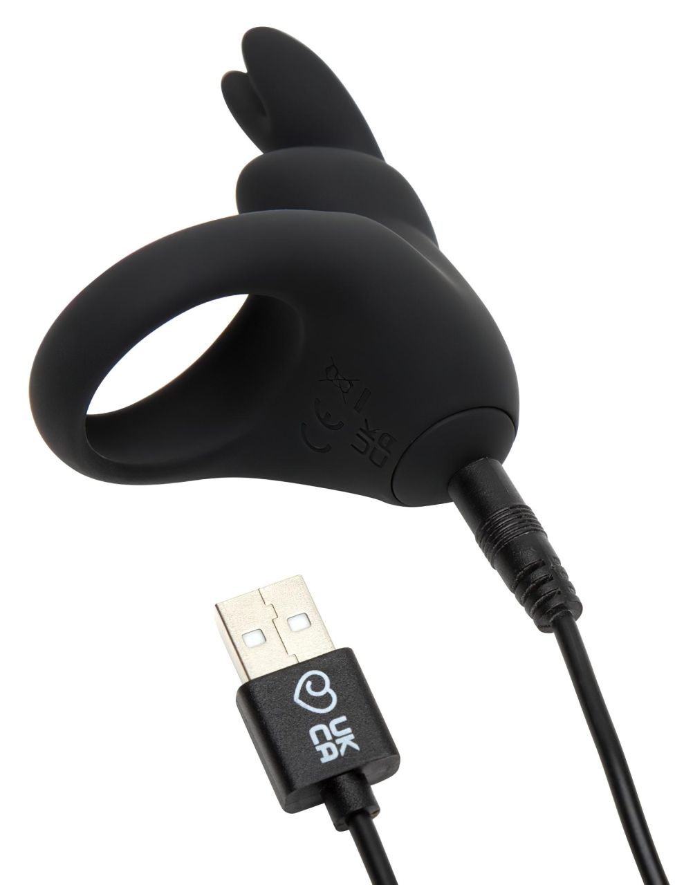 Happyrabbit Cock - akkus vibrációs péniszgyűrű (fekete) Happyrabbit Cock - akkus vibrációs péniszgyűrű (fekete)