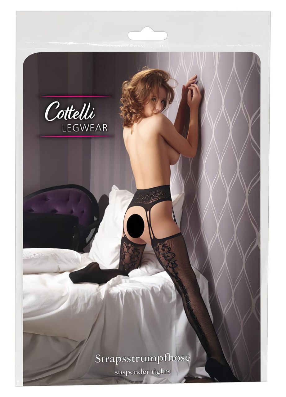 Cottelli - mintás, necc harisnya (fekete) Cottelli - mintás, necc harisnya (fekete)