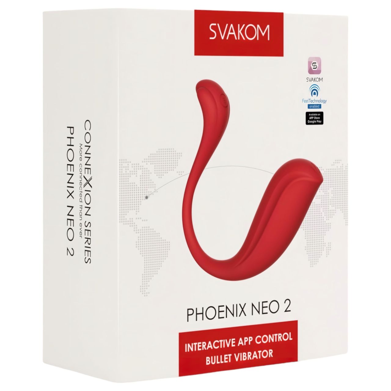 Svakom Phoenix Neo 2 - okos vibrációs tojás (piros) Svakom Phoenix Neo 2 - okos vibrációs tojás (piros)