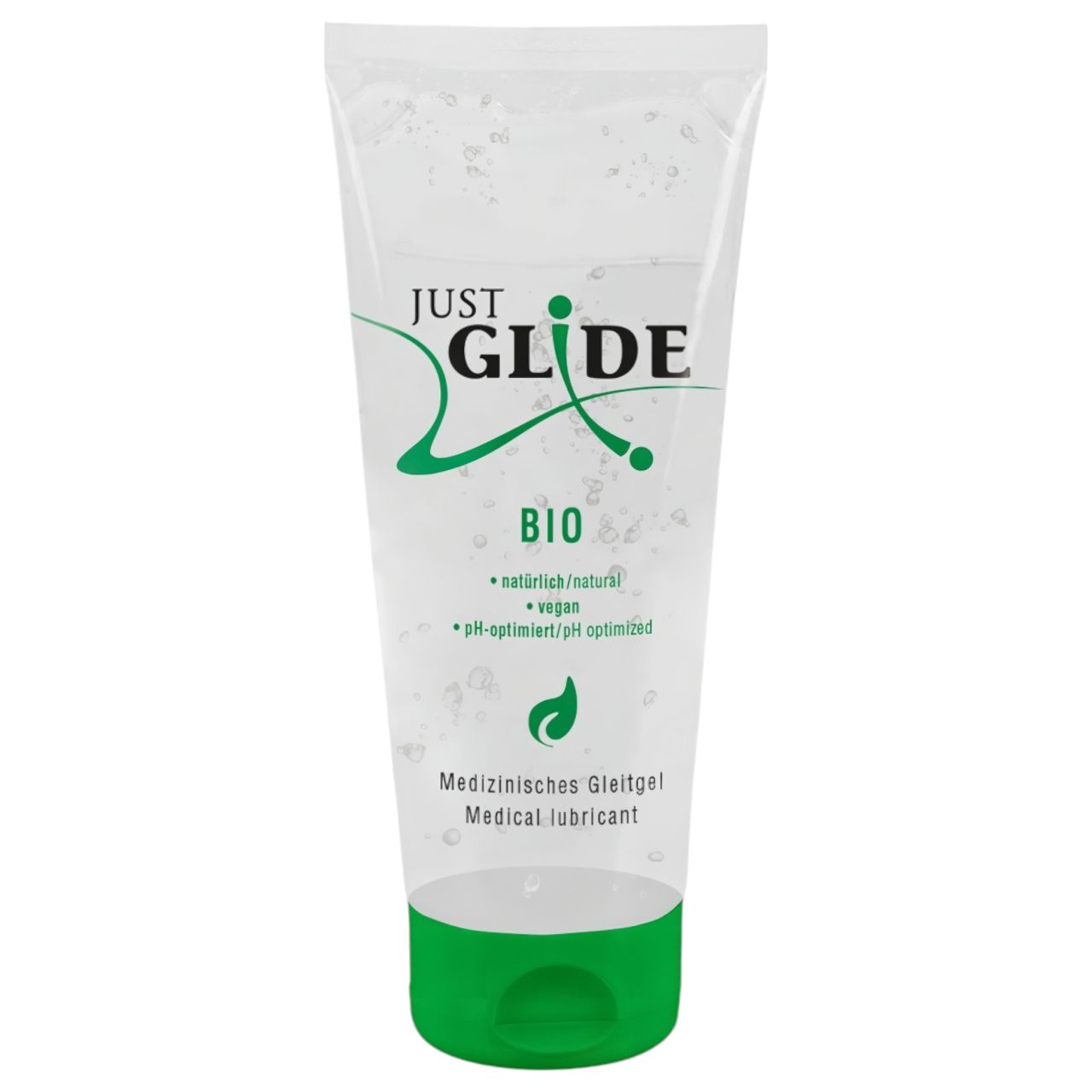 Just Glide Bio - vízbázisú vegán síkosító (200ml) Just Glide Bio - vízbázisú vegán síkosító (200ml)