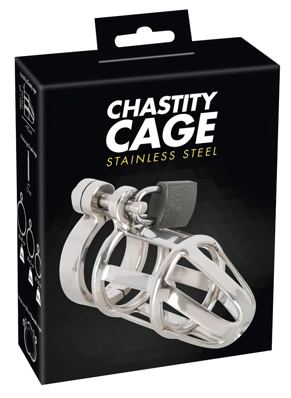You2Toys - Chastity Cage - fém pénisz ketrec, lakattal You2Toys - Chastity Cage - fém pénisz ketrec, lakattal