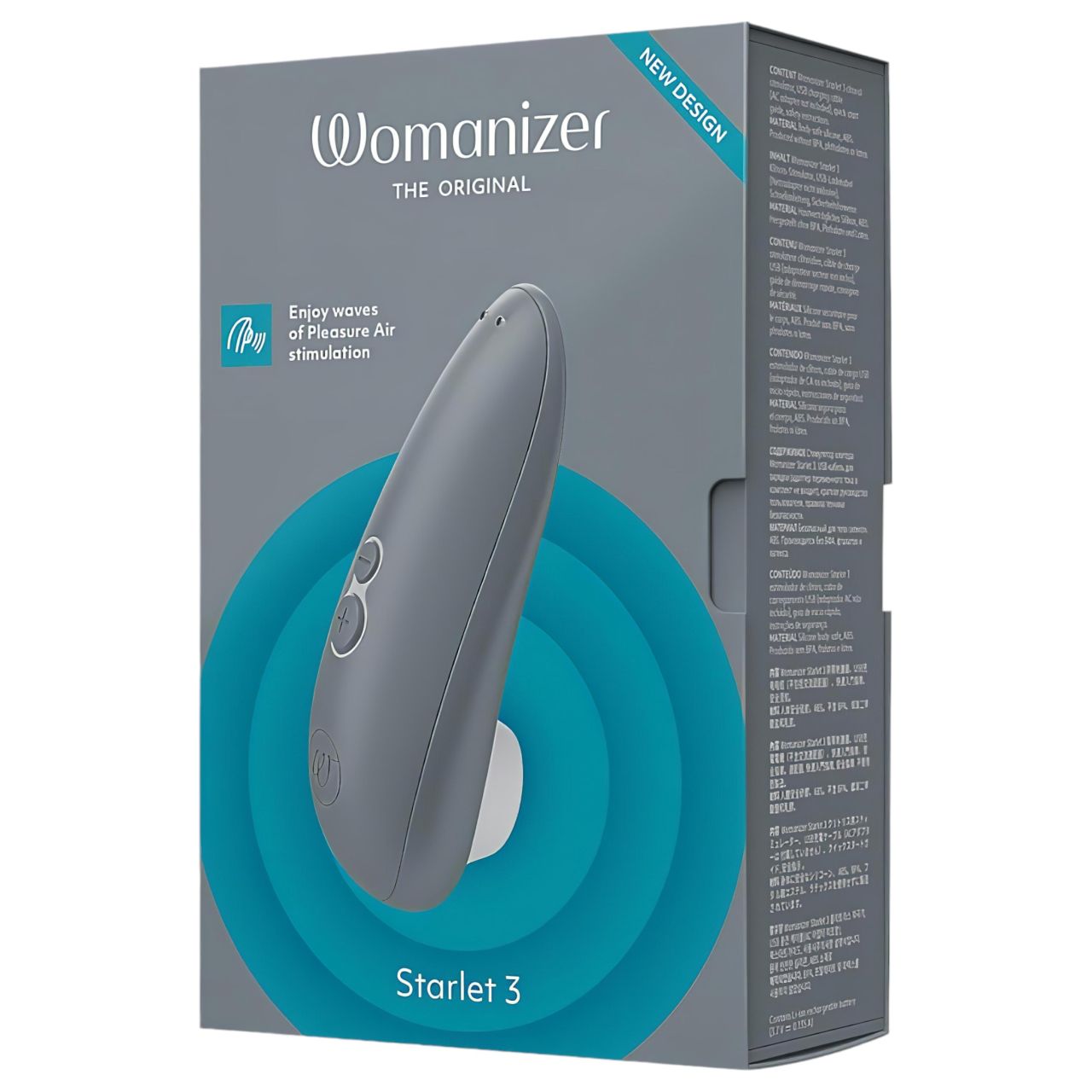 Womanizer Starlet 3 - léghullámos csiklóizgató (szürke) Womanizer Starlet 3 - léghullámos csiklóizgató (szürke)