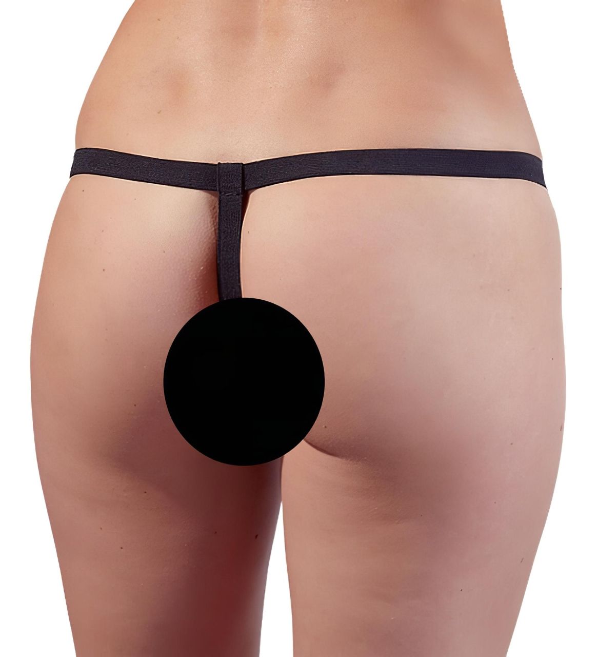 Fetish - szegecses, láncos tanga - fekete (S-L) Fetish - szegecses, láncos tanga - fekete (S-L)