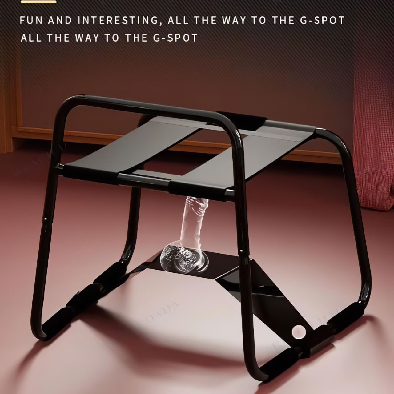 Magic Pillow - Szexszék dildó tartóval (fekete) Magic Pillow - Szexszék dildó tartóval (fekete)