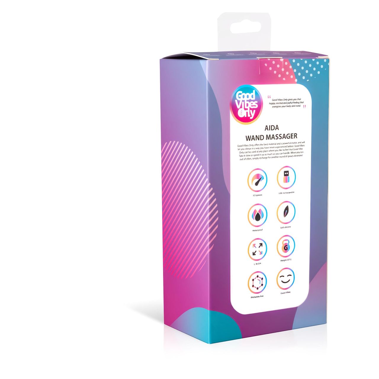 Good Vibes Aida - vízálló masszírozó vibrátor (türkiz) Good Vibes Aida - vízálló masszírozó vibrátor (türkiz)
