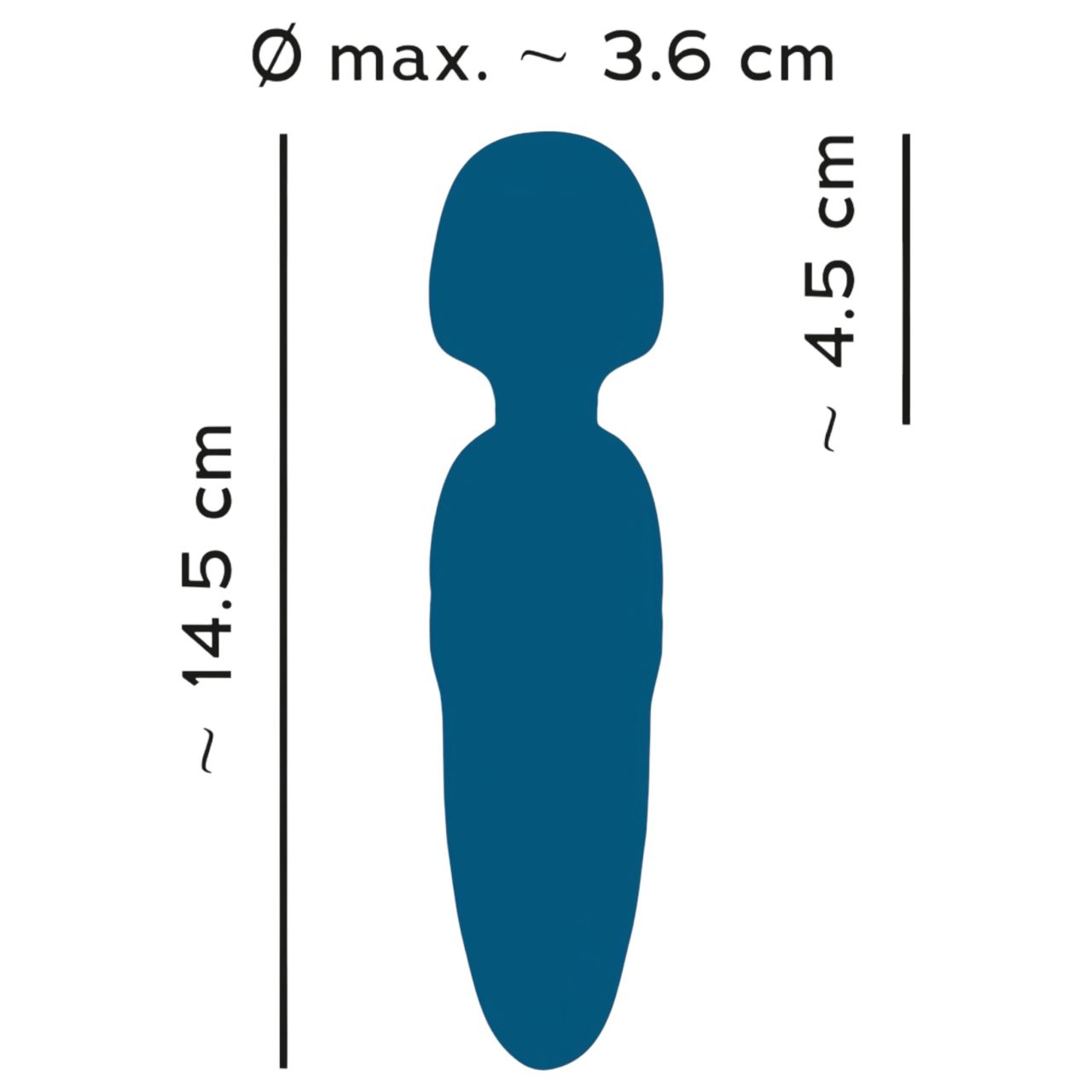 You2Toys Petite - akkus masszírozó vibrátor (kék) You2Toys Petite - akkus masszírozó vibrátor (kék)