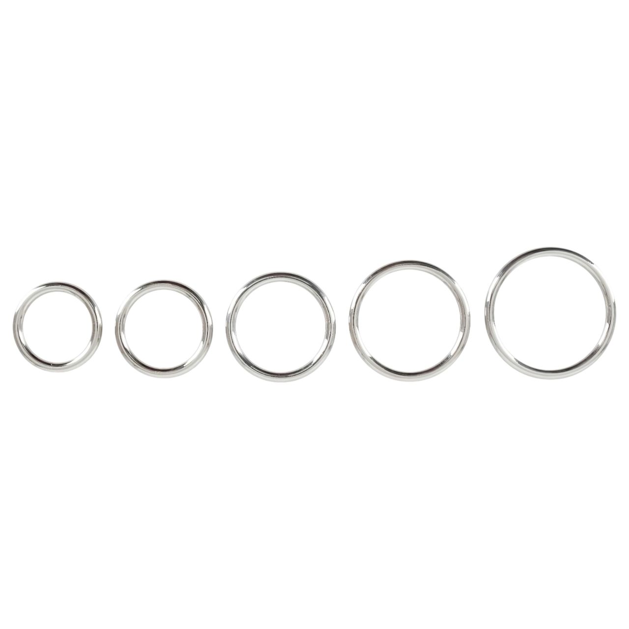 Bad Kitty - fém péniszgyűrű szett (5 részes) Bad Kitty - fém péniszgyűrű szett (5 részes)