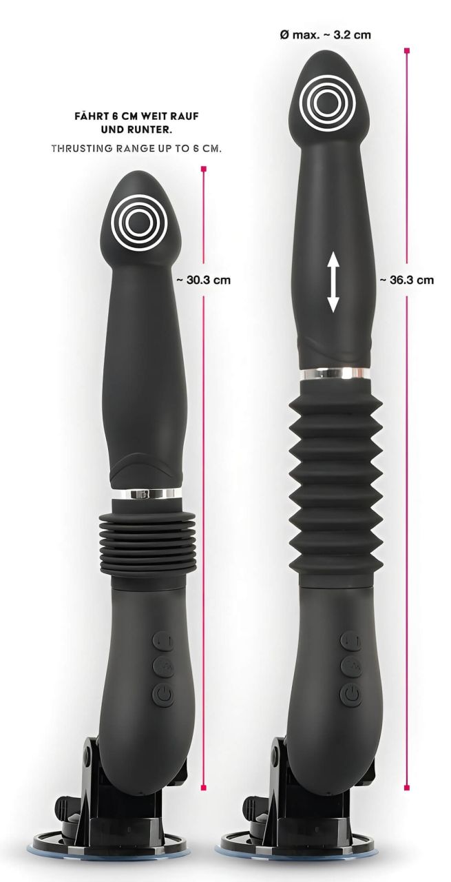 You2Toys - RC Fucking Machine - akkus lökő vibrátor (fekete) You2Toys - RC Fucking Machine - akkus lökő vibrátor (fekete)