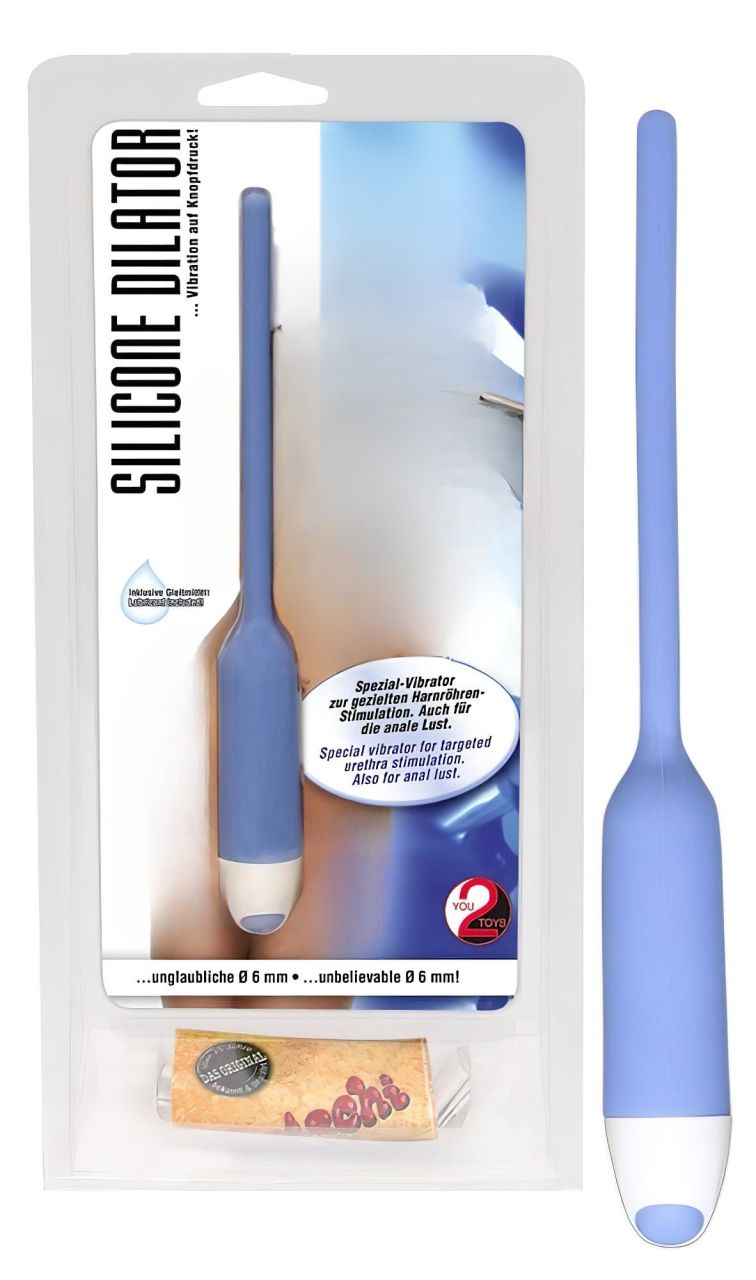 You2Toys - Kis, szilikon vibrációs dilátor - kék You2Toys - Kis, szilikon vibrációs dilátor - kék