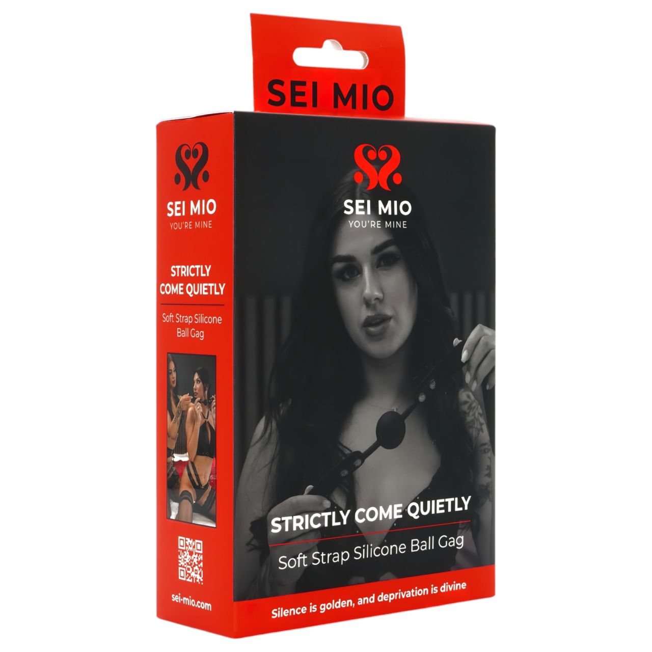 Sei Mio - golyós szájpecek (fekete) Sei Mio - golyós szájpecek (fekete)