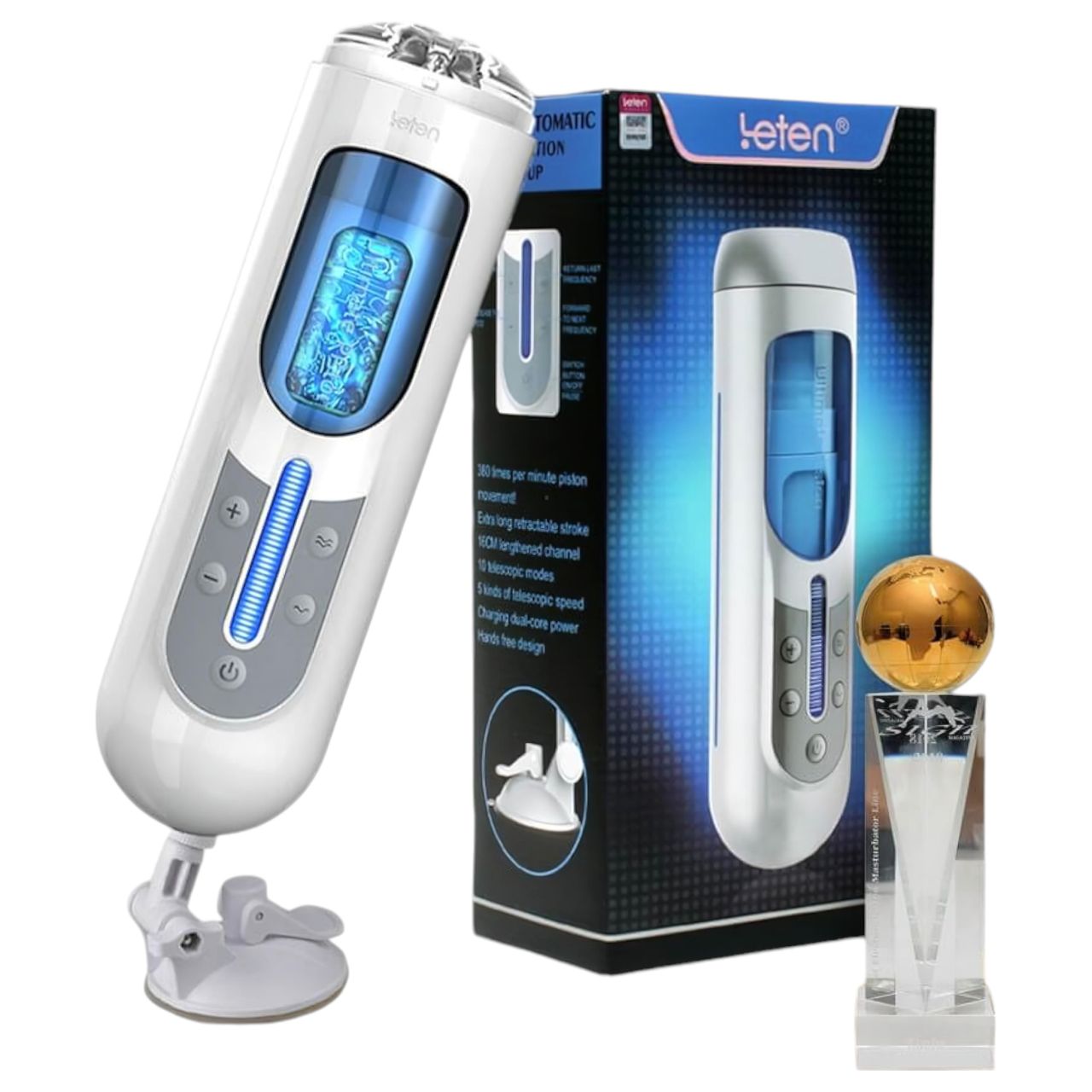 LETEN SM380 - akkus, fel-le mozgó szuper maszturbátor LETEN SM380 - akkus, fel-le mozgó szuper maszturbátor