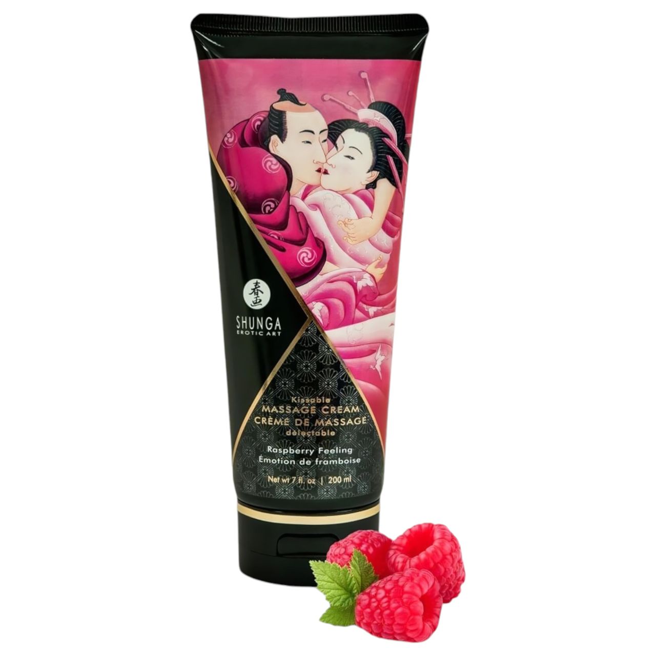 Shunga - masszázs krém - málna (200ml) Shunga - masszázs krém - málna (200ml)