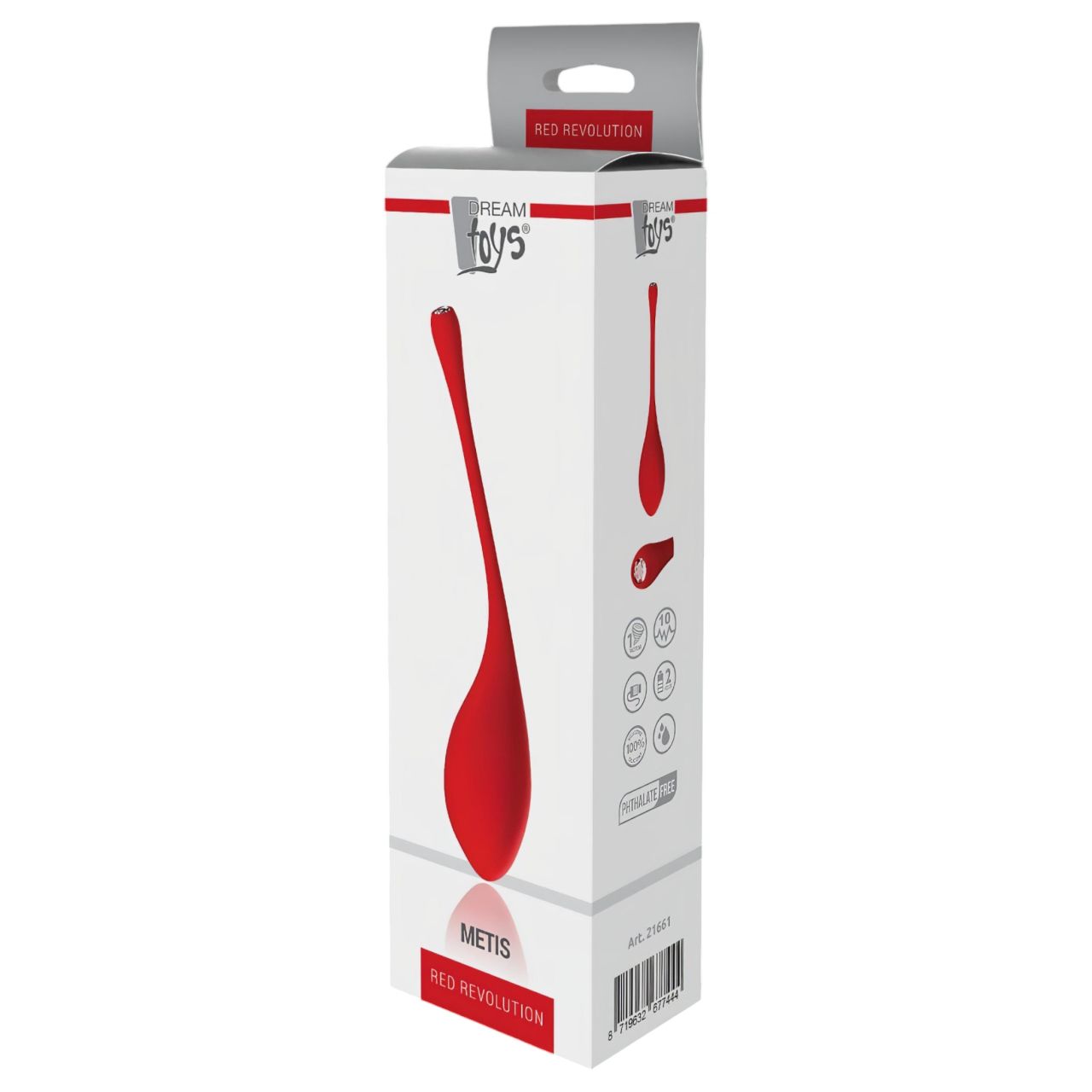 Red Revolution Metis - akkus, vízálló vibrációs tojás (piros) Red Revolution Metis - akkus, vízálló vibrációs tojás (piros)