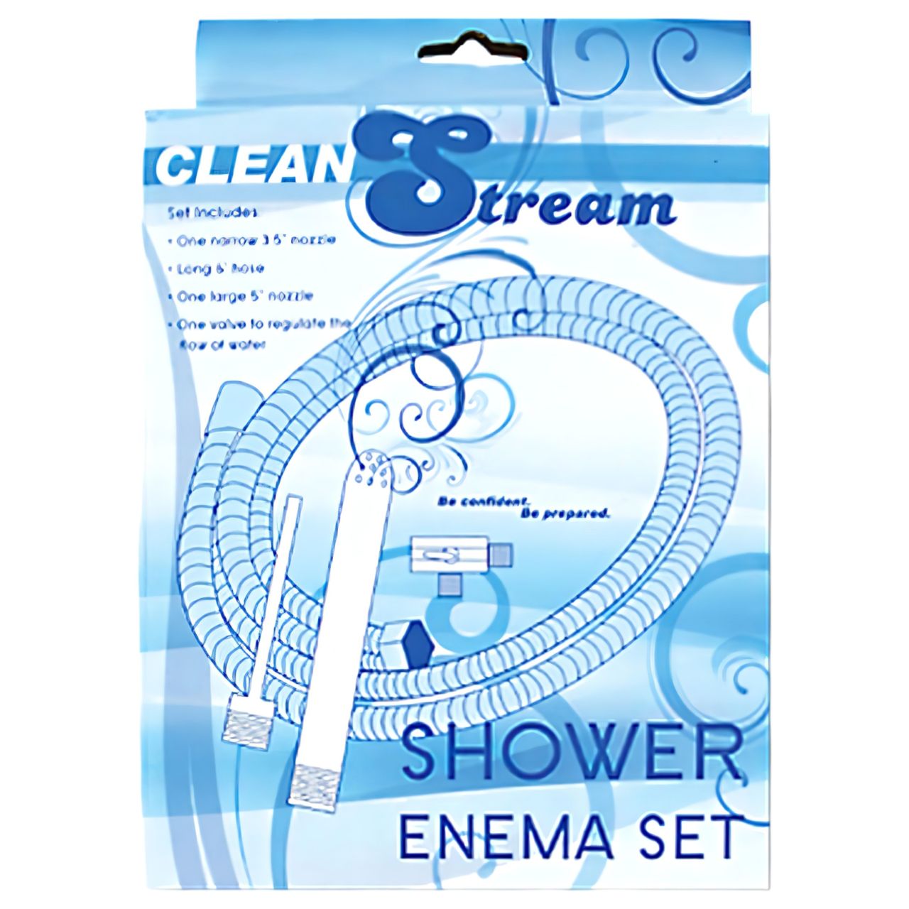 Shower Enema - alumínium intim zuhany szett (ezüst) Shower Enema - alumínium intim zuhany szett (ezüst)