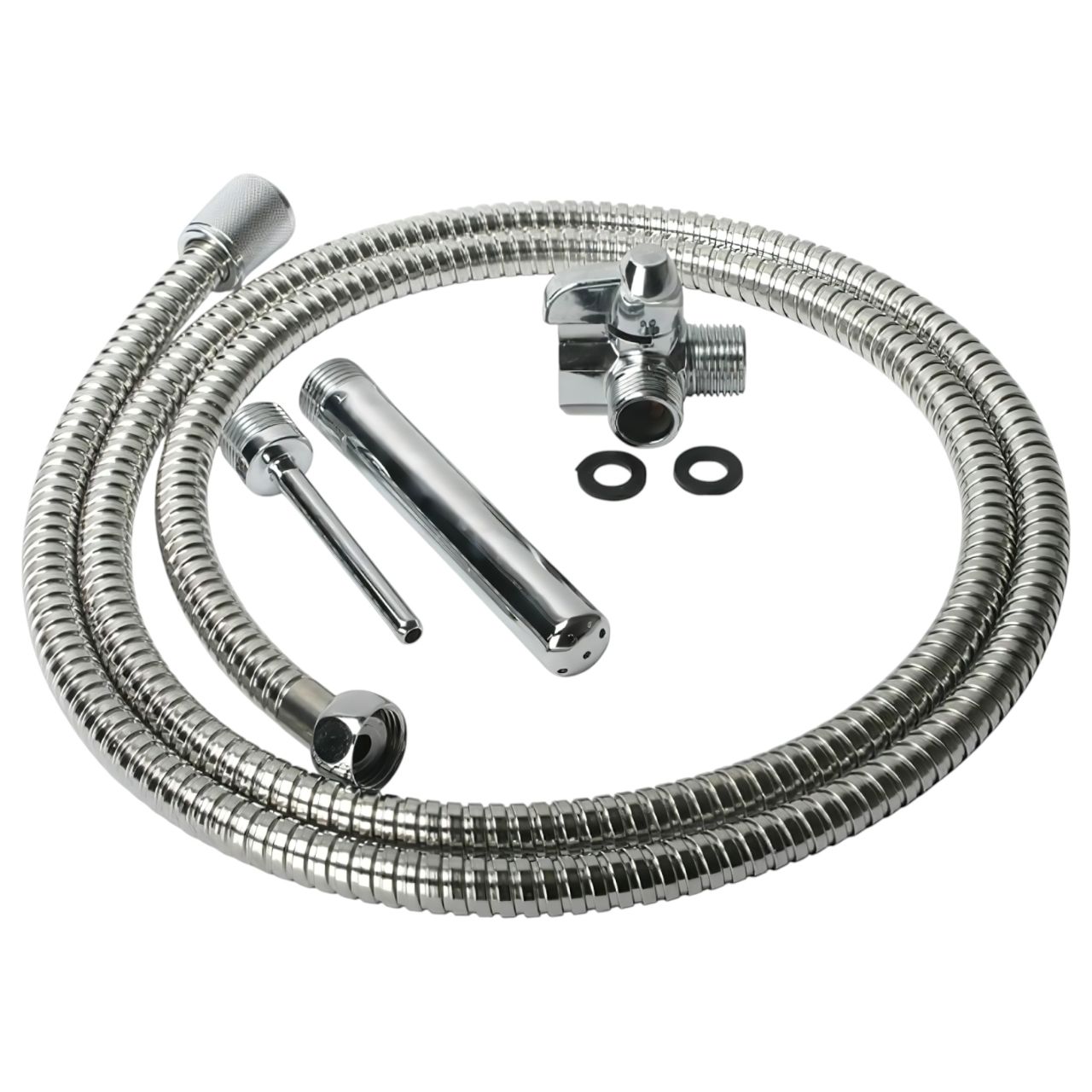 Shower Enema - alumínium intim zuhany szett (ezüst) Shower Enema - alumínium intim zuhany szett (ezüst)
