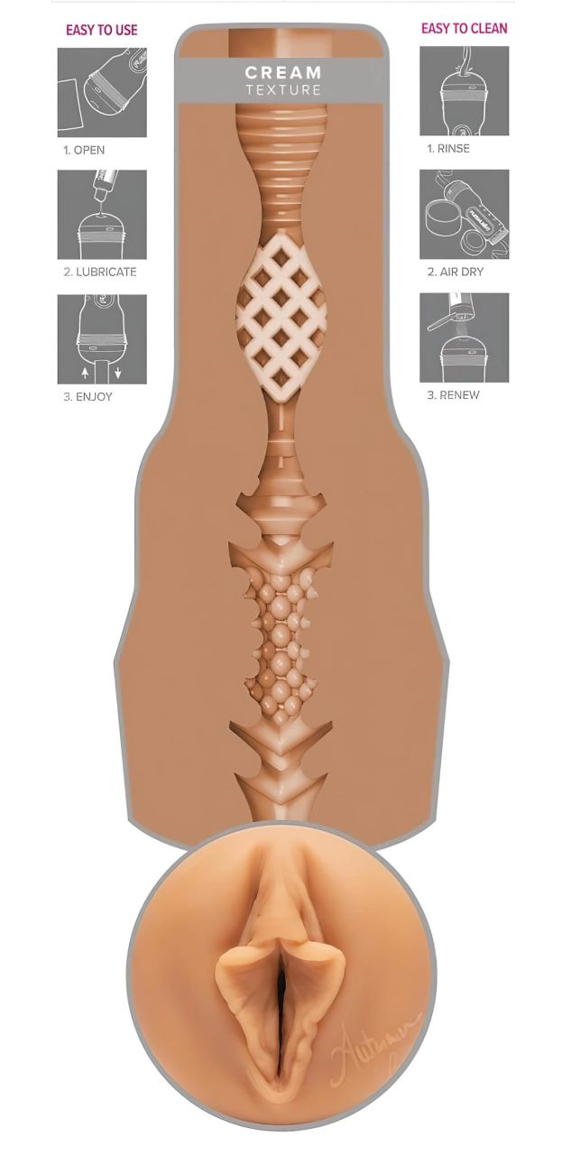 Fleshlight Autumn Falls Cream - élethű vagina (natúr) Fleshlight Autumn Falls Cream - élethű vagina (natúr)