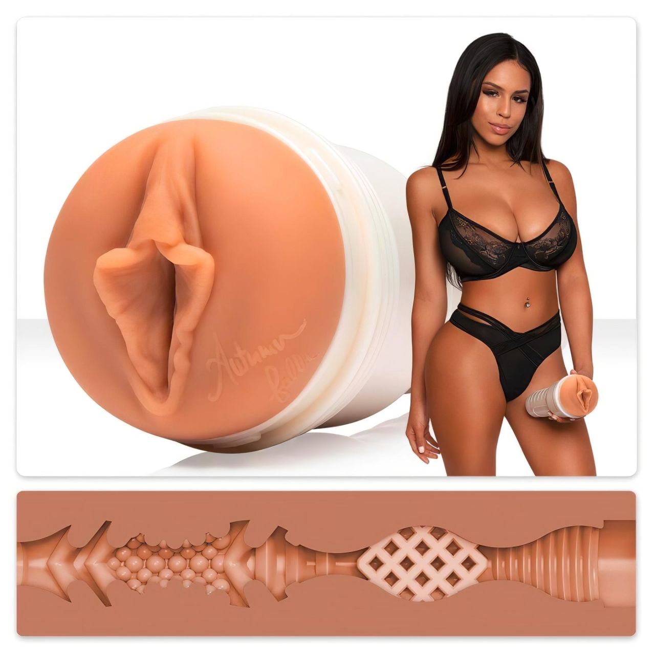 Fleshlight Autumn Falls Cream - élethű vagina (natúr) Fleshlight Autumn Falls Cream - élethű vagina (natúr)