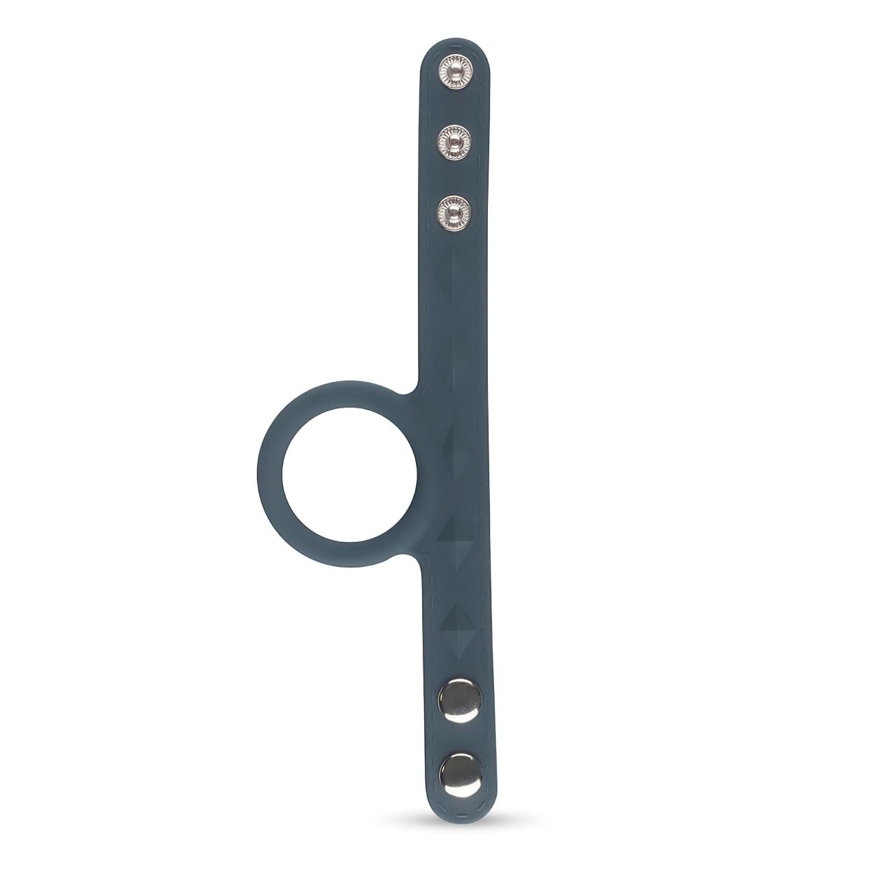 Boners Strap L - péniszgyűrű és heregyűrű egyben (szürke) Boners Strap L - péniszgyűrű és heregyűrű egyben (szürke)