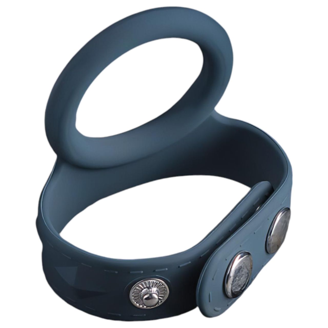 Boners Strap L - péniszgyűrű és heregyűrű egyben (szürke) Boners Strap L - péniszgyűrű és heregyűrű egyben (szürke)