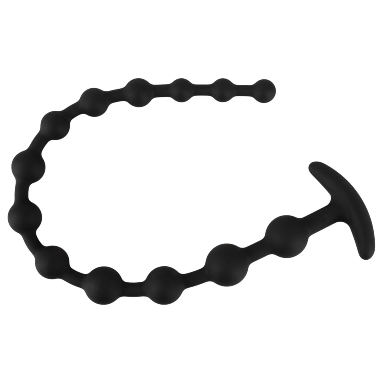 Black Velvets - gyöngyös anál dildó (fekete) Black Velvets - gyöngyös anál dildó (fekete)