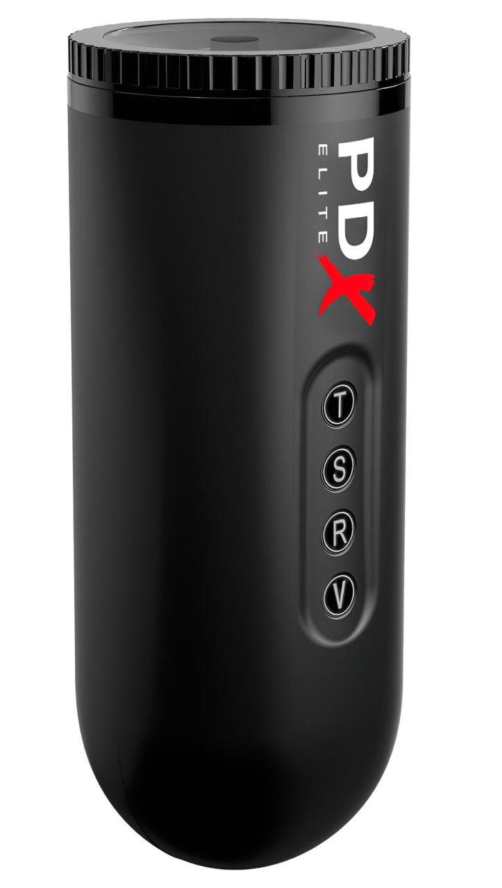 PDX Moto Blower - szívó, rezgő maszturbátor (fekete) PDX Moto Blower - szívó, rezgő maszturbátor (fekete)