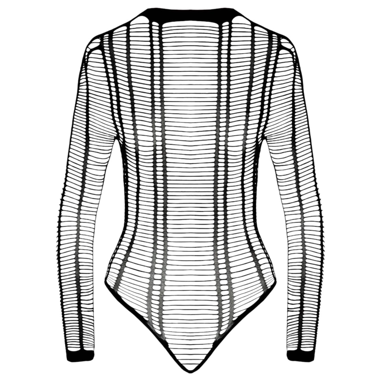 Cottelli - csíkos nyitott body (fekete) - S-L Cottelli - csíkos nyitott body (fekete) - S-L