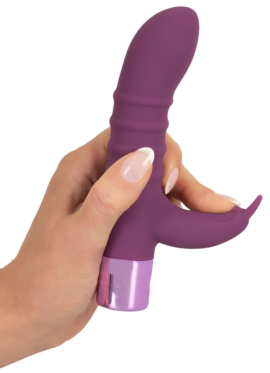 Rabbit Vibe - akkus csiklókaros G-pont vibrátor (lila) Rabbit Vibe - akkus csiklókaros G-pont vibrátor (lila)