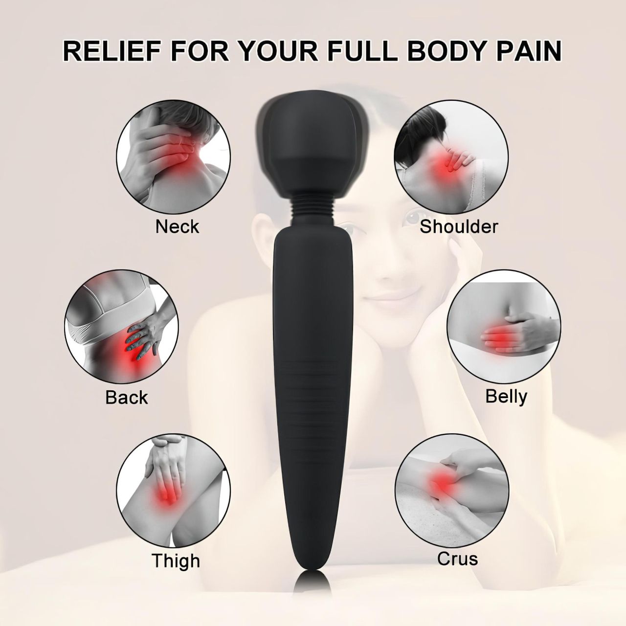 Mrow - akkus, vízálló masszírozó vibrátor (fekete) Mrow - akkus, vízálló masszírozó vibrátor (fekete)