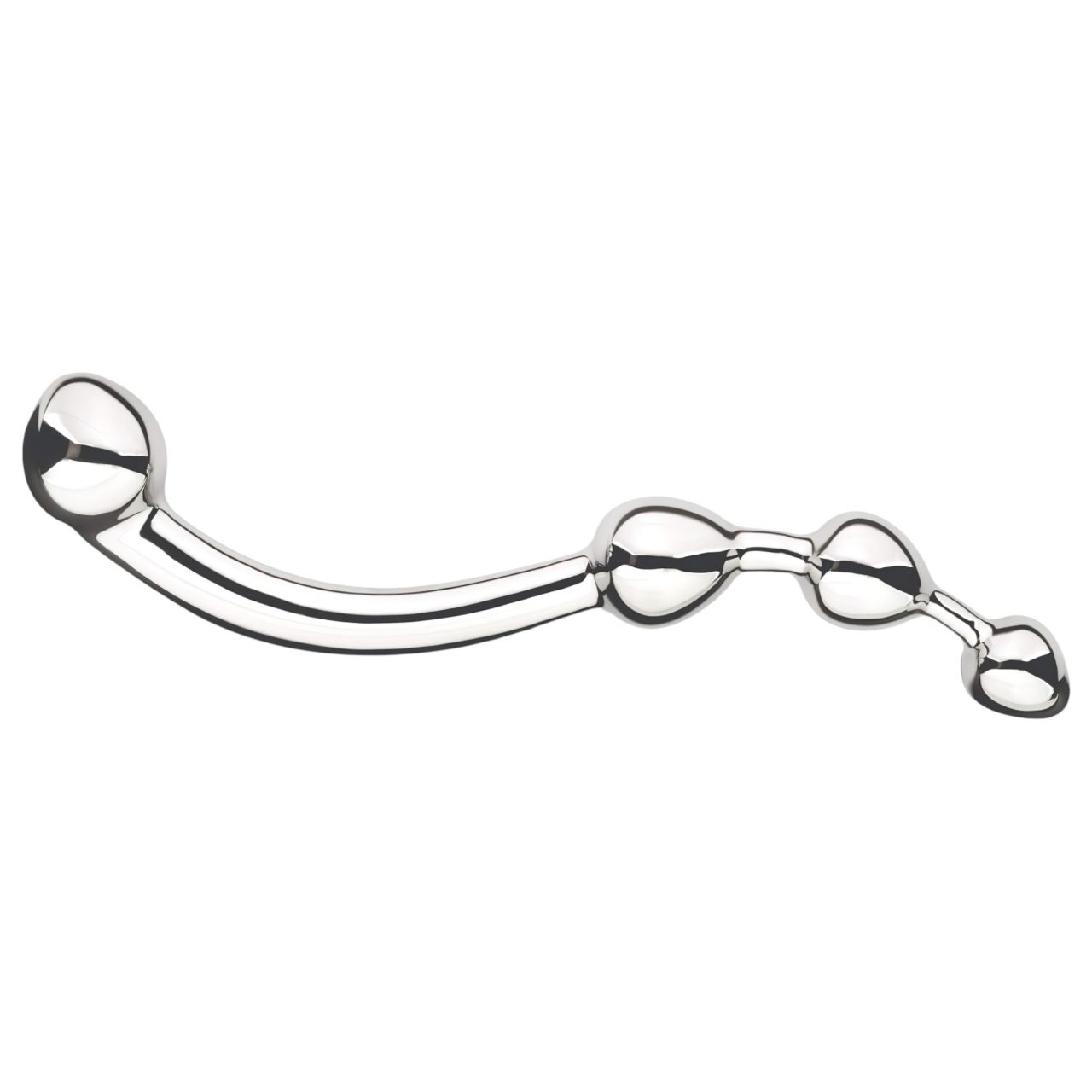 Njoy Fun Wand - fém anál- és G-pont dildó (ezüst) Njoy Fun Wand - fém anál- és G-pont dildó (ezüst)