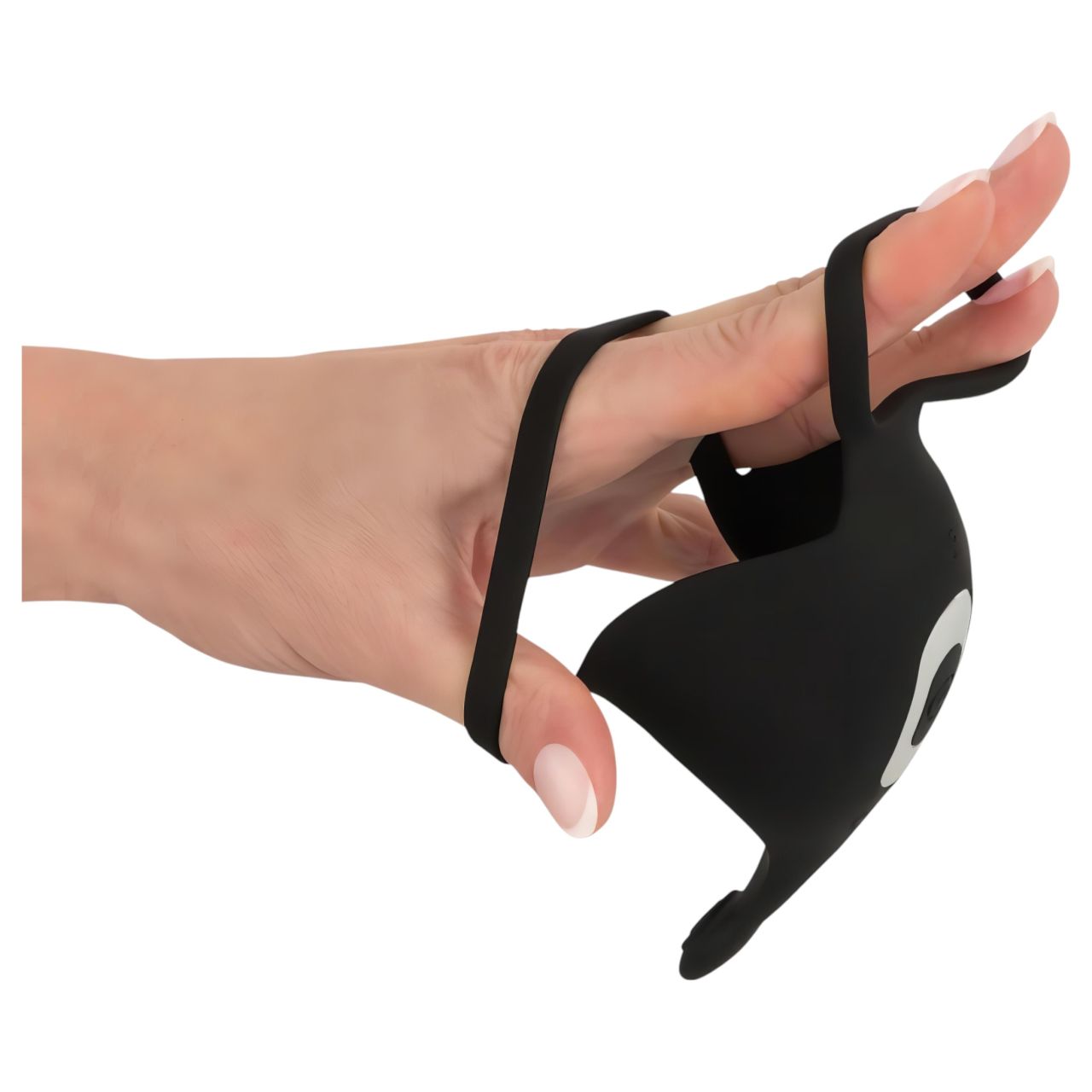 Rebel - akkus, péniszgyűrű és here vibrátor (fekete) Rebel - akkus, péniszgyűrű és here vibrátor (fekete)