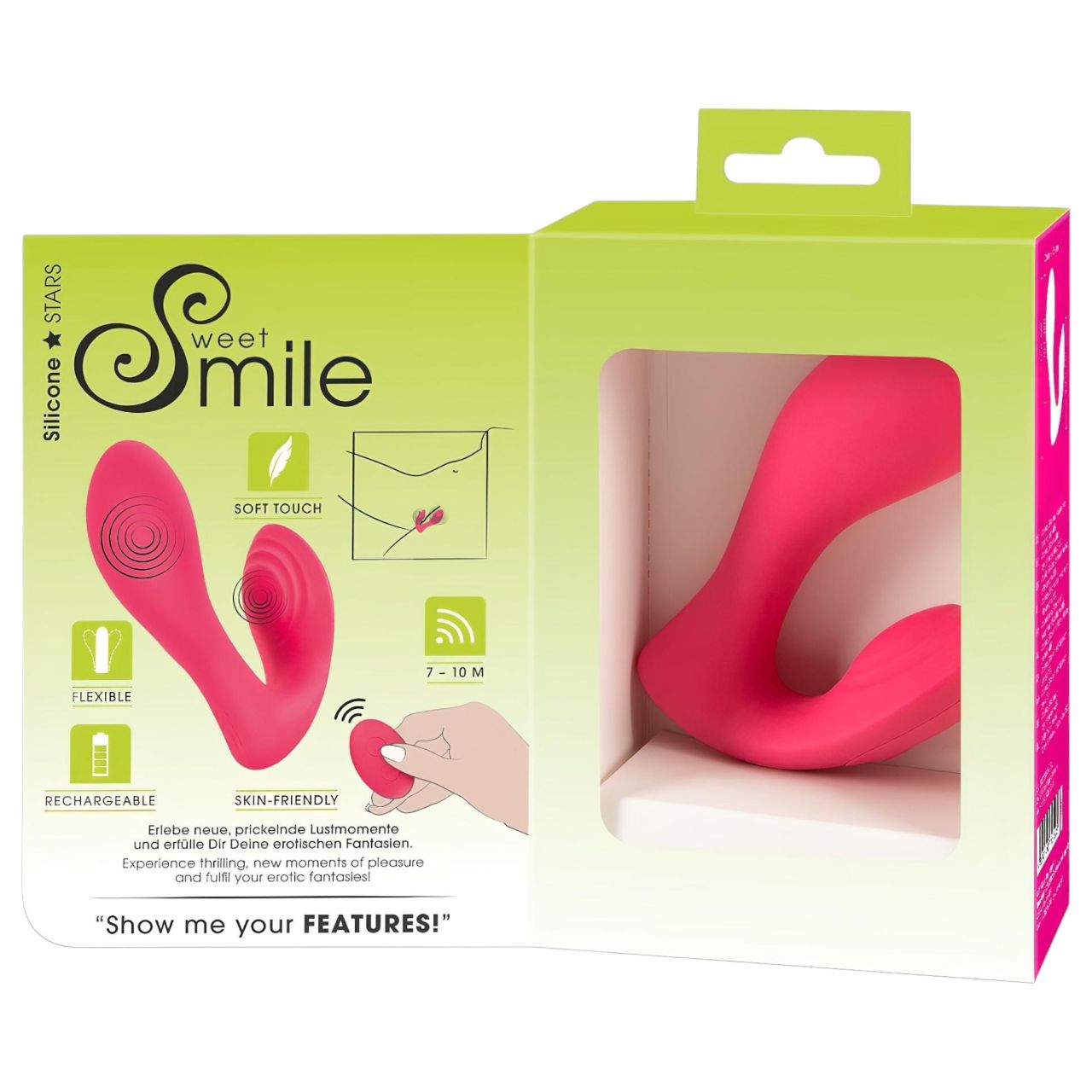 SMILE Panty - akkus, rádiós 2in1 vibrátor (pink) SMILE Panty - akkus, rádiós 2in1 vibrátor (pink)