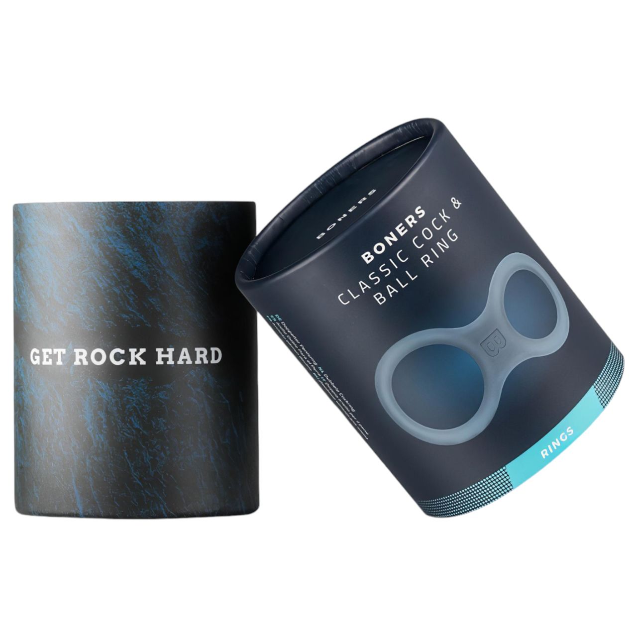 Boners Classic - pénisz- és heregyűrű egyben (szürke) Boners Classic - pénisz- és heregyűrű egyben (szürke)