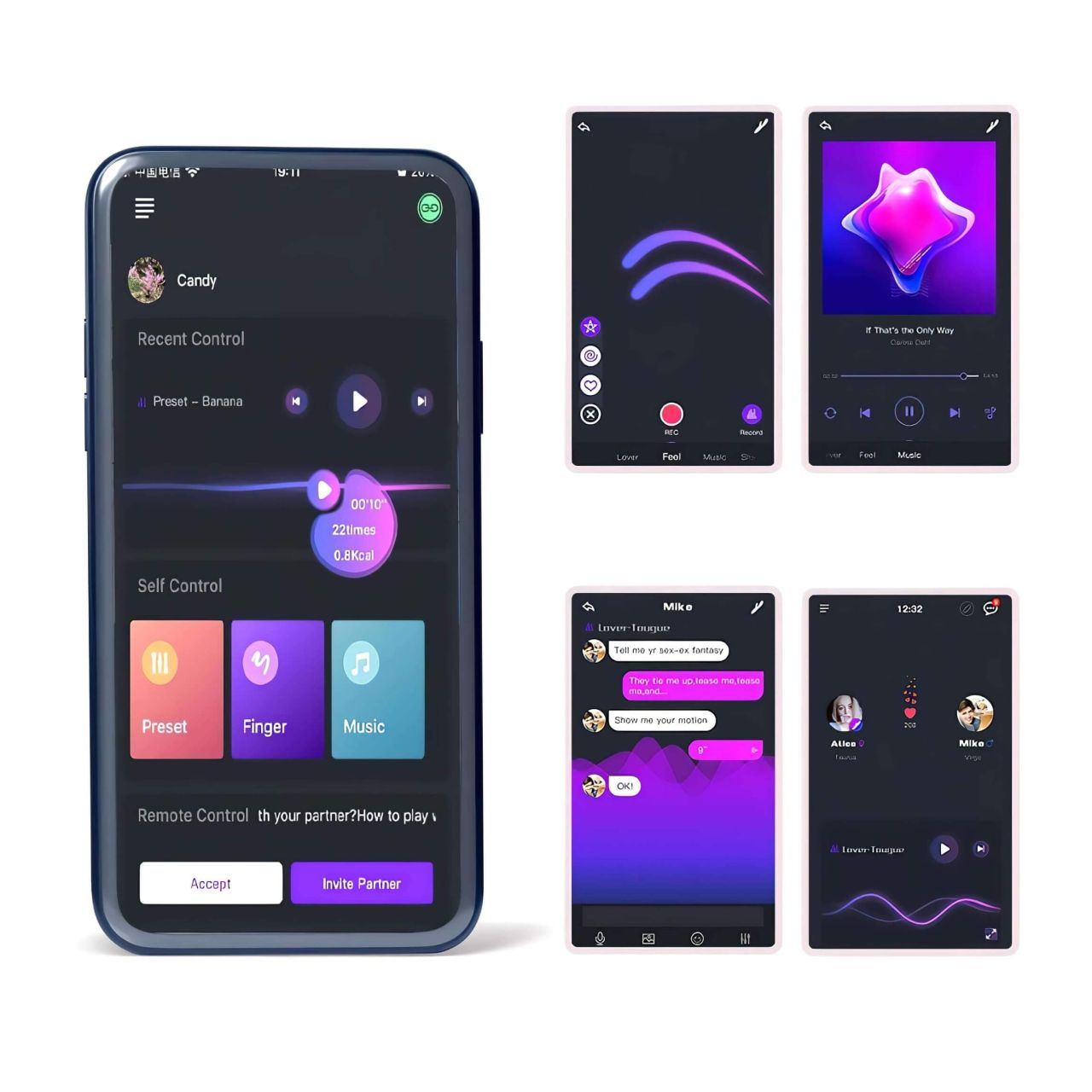 Magic Motion Rise - okos, akkus vibrációs péniszgyűrű (fekete) Magic Motion Rise - okos, akkus vibrációs péniszgyűrű (fekete)