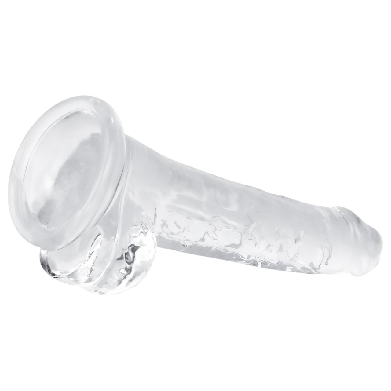 EasyToys - herés dildó - 17cm (átlátszó) EasyToys - herés dildó - 17cm (átlátszó)